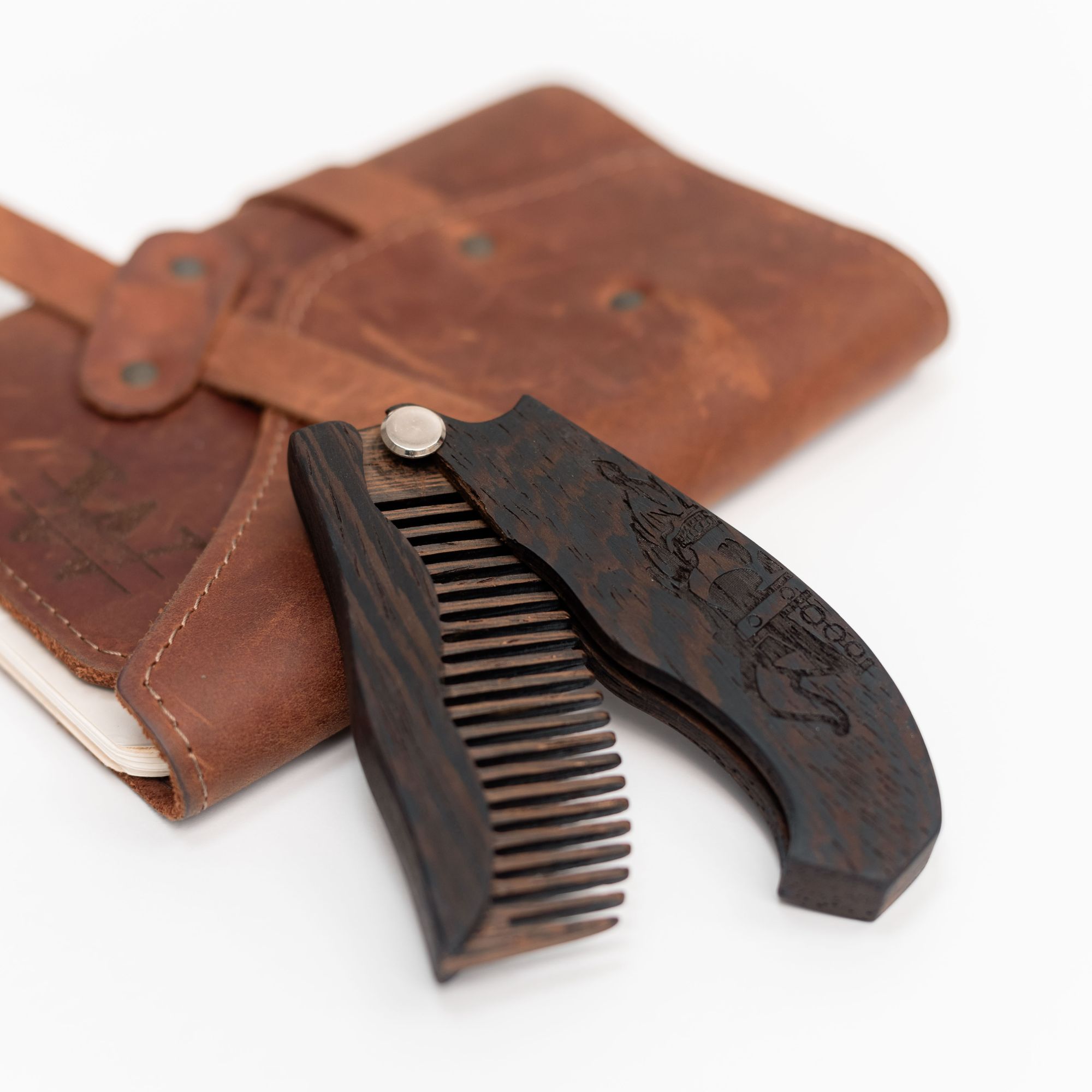 Wooden Beard Comb – Viking Design