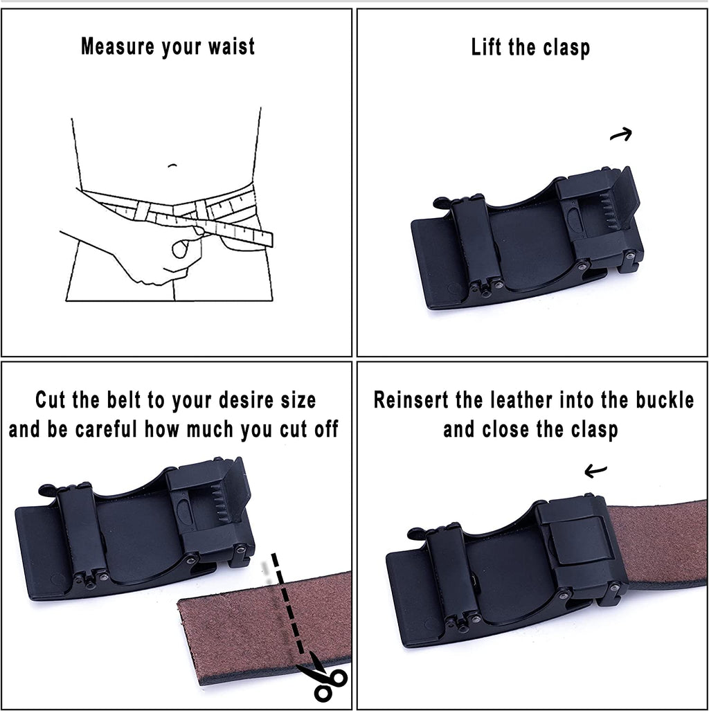 Ferrara Leather Ratchet Belt