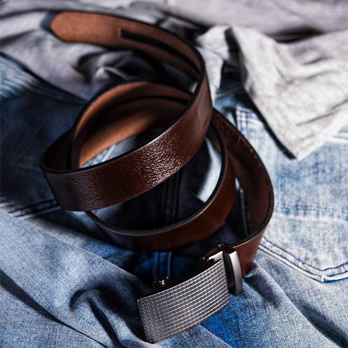 Ferrara Leather Ratchet Belt