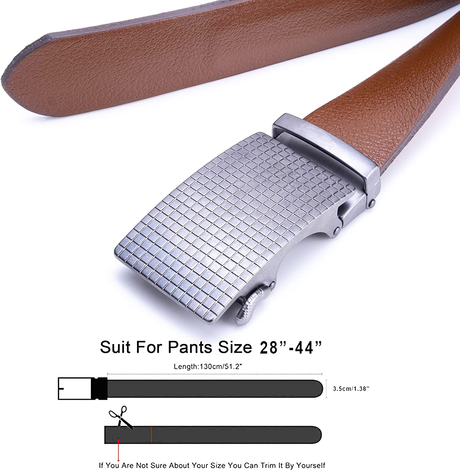 Ferrara Leather Ratchet Belt