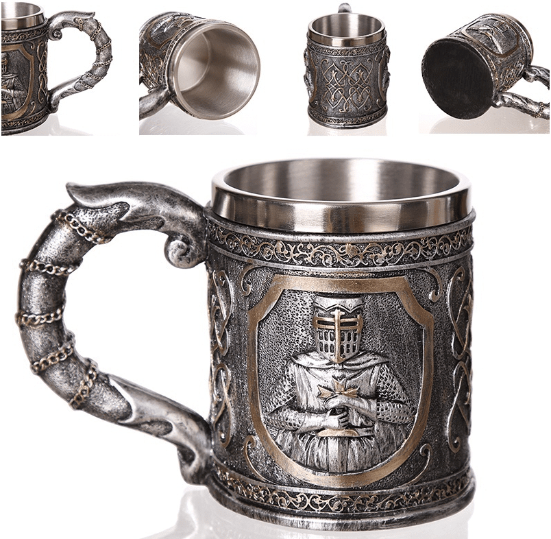 Templar Beer Stainless Steel Mug - Bundles
