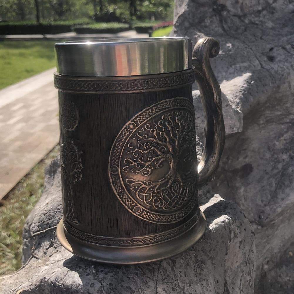 Viking Yggdrasil Tree of Life Tankard Mug
