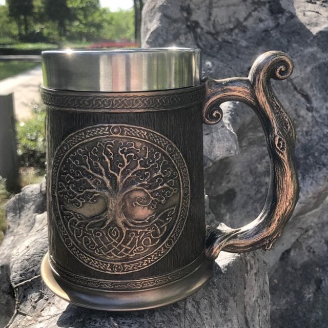 Viking Yggdrasil Tree of Life Tankard Mug