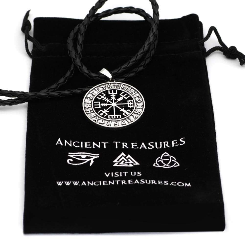 Vikings Vegvisir Stainless Steel Pendant Necklace